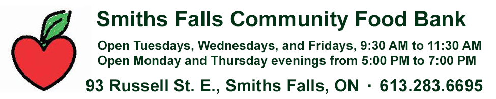 Smiths Falls Community Food Bank